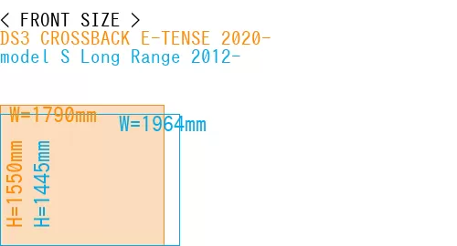 #DS3 CROSSBACK E-TENSE 2020- + model S Long Range 2012-